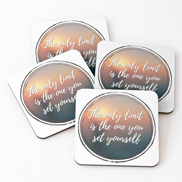 Item preview, the only limit is the one you set yourself -  inspirational phrase designed and sold by wildexperience.