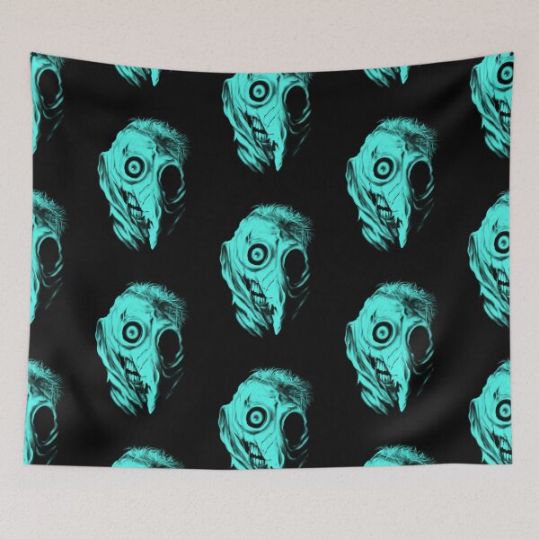 Item preview, Plague doctor torn mask (blue) designed and sold by LostintheLines.