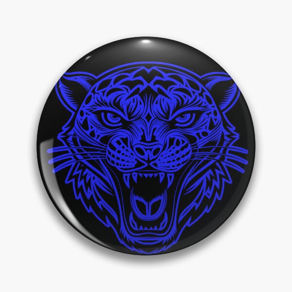 Artikelvorschau, Blaues Tigerkopf-Logo entworfen und verkauft von Bunmigraphics .