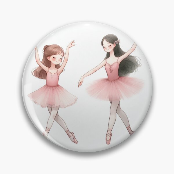 Item preview, "Grace in Motion: Two Ballet Dancers Dancing" designed and sold by gabertoni.