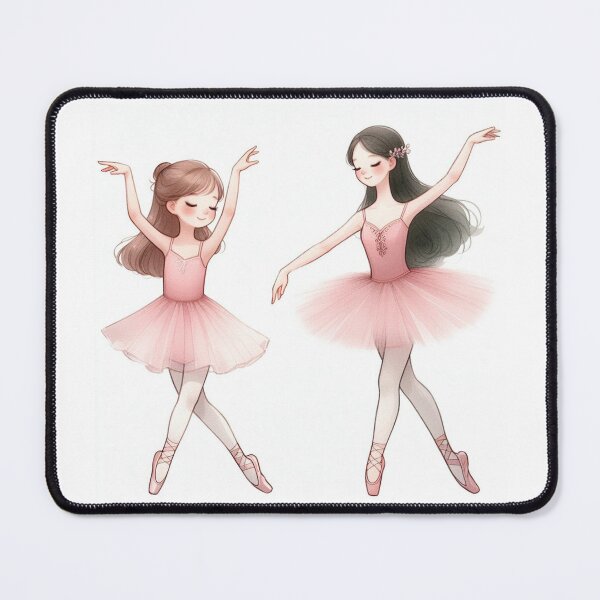 Item preview, "Grace in Motion: Two Ballet Dancers Dancing" designed and sold by gabertoni.