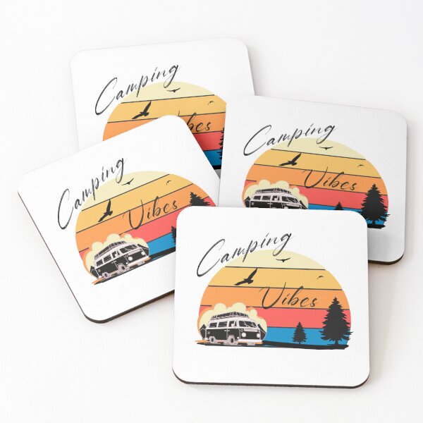 Item preview, retro camping vibe designed and sold by CREATINGMAD.