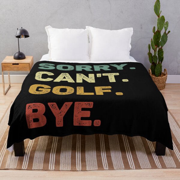 Item preview, Sorry Can't Golf Bye Retro Funny Golf designed and sold by RareBunny.