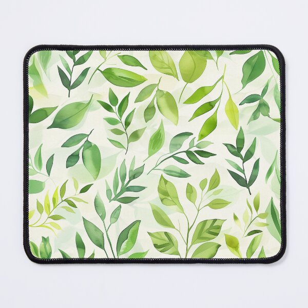 Item preview, Green Leaf Pattern - Botanical Watercolor designed and sold by my-moody-place.