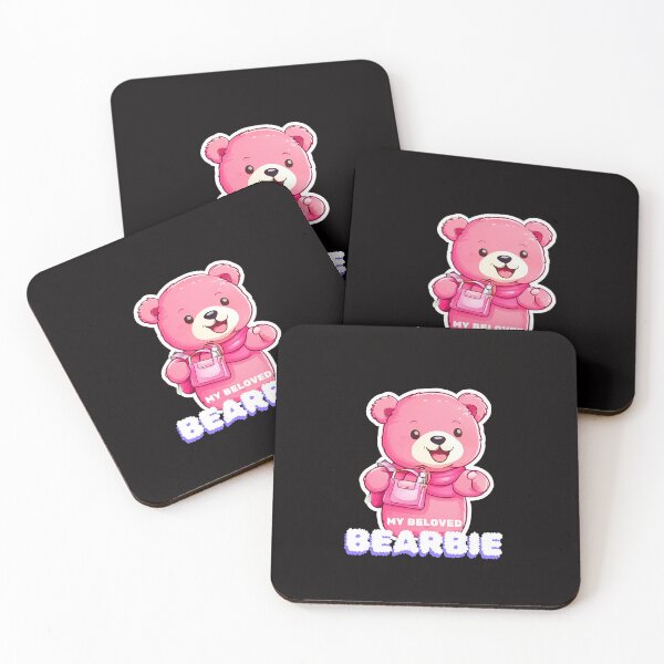 Item preview, My beloved Bearbie, Bearbie, pink, carnation designed and sold by Angpau.