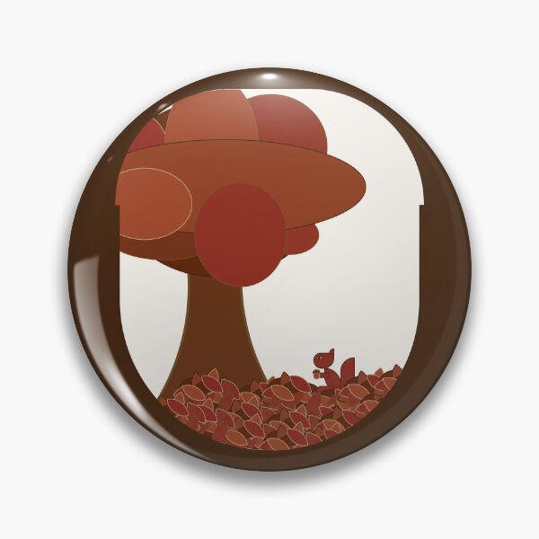 Item preview, Woodland Red Squirrel Through an Acorn designed and sold by Cosmic-Fandom.