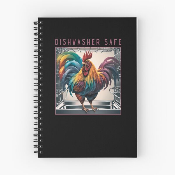 Item preview, Dishwasher Safe With Funny Rooster designed and sold by LadyGoodwill.