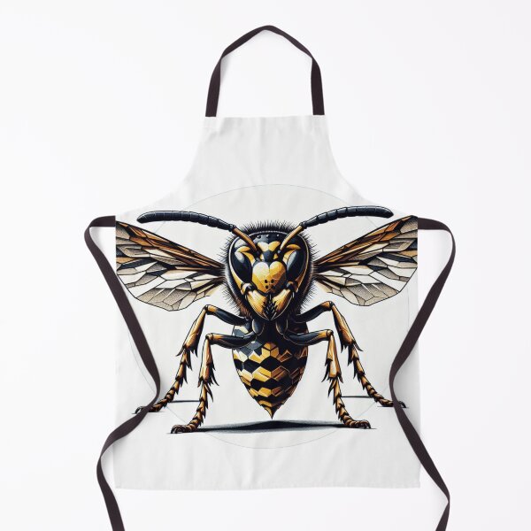 Item preview, Electric Wasp - Vibrant Cyberpunk Insect Art" designed and sold by MiszungART.