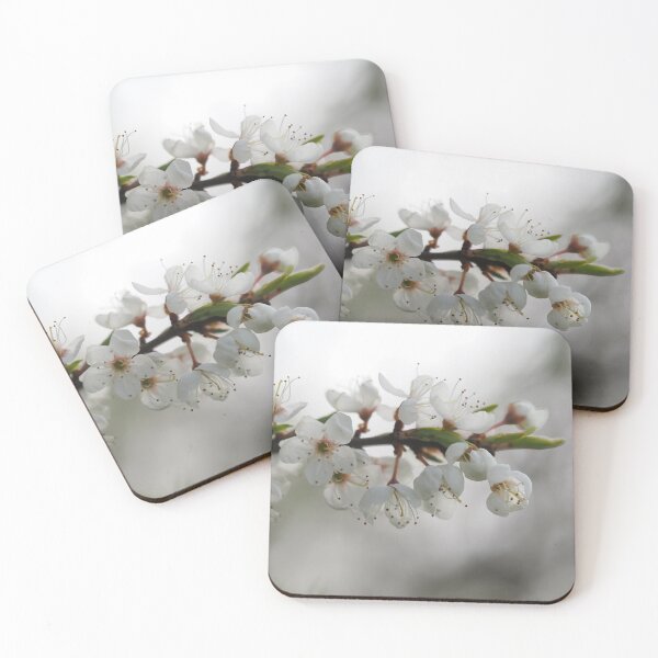 Item preview, White flowers and grey weather designed and sold by Syr'photographies.