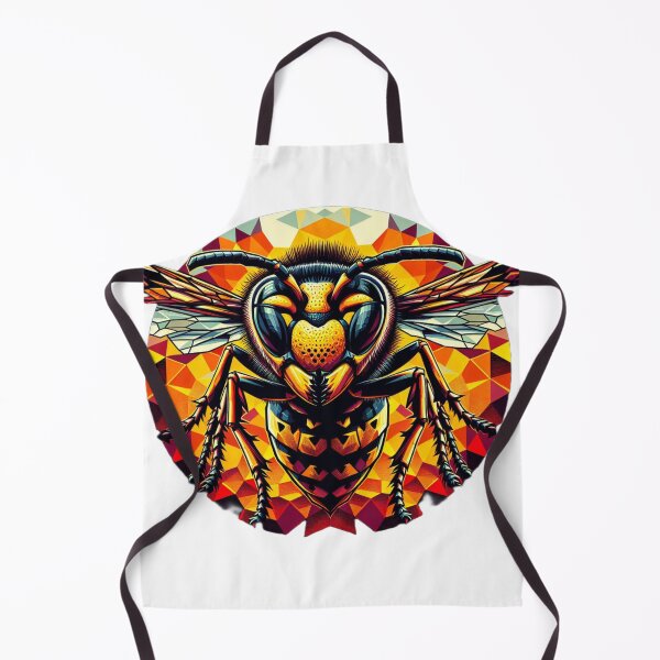 Item preview, Electric Wasp - Vibrant Cyberpunk Insect Art" designed and sold by MiszungART.