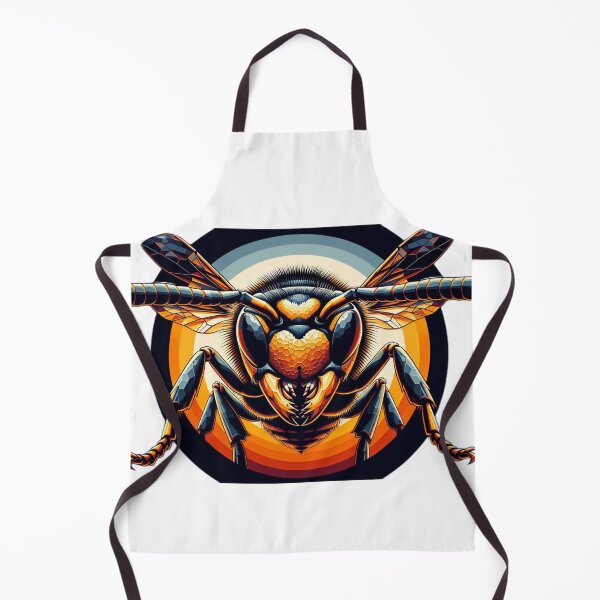 Item preview, Electric Wasp - Vibrant Cyberpunk Insect Art" designed and sold by MiszungART.