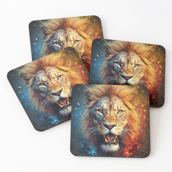 Item preview, Lion Face Art Painting Lion Lover Paint Animal designed and sold by 1081900shop.