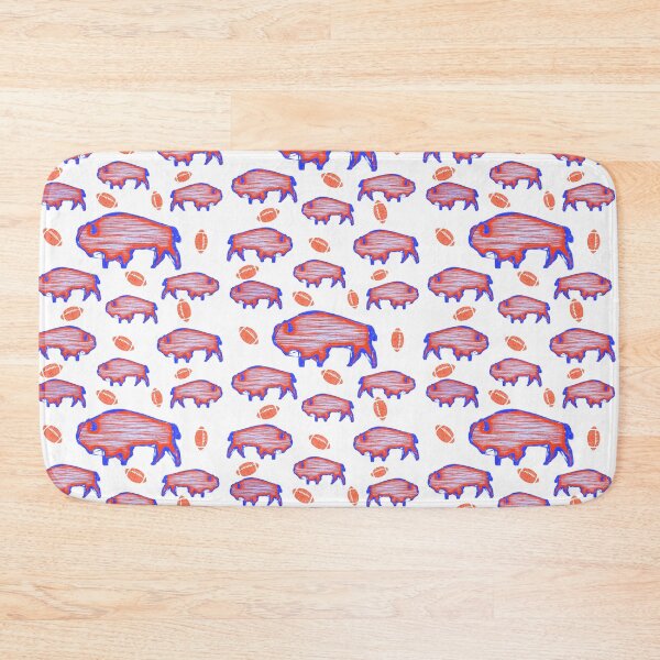 Item preview, Buffalo Football Fan Scribble Art - Lets Go Buffalo designed and sold by SmileThreads.