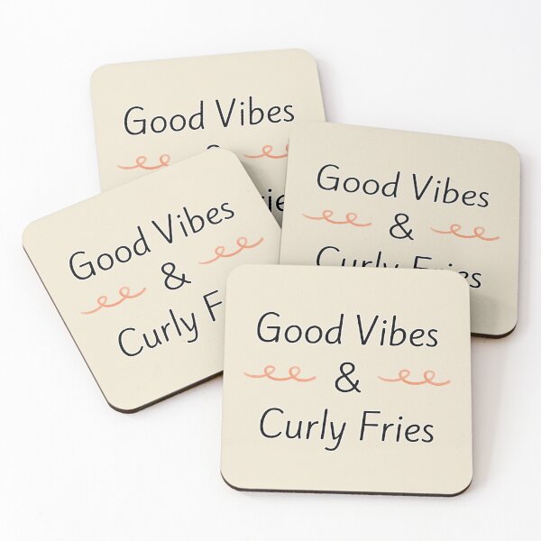 Item preview, Good Vibes and Curly Fries designed and sold by Planetary-Disco.