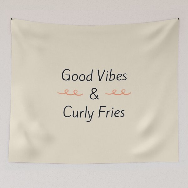 Item preview, Good Vibes and Curly Fries designed and sold by Planetary-Disco.
