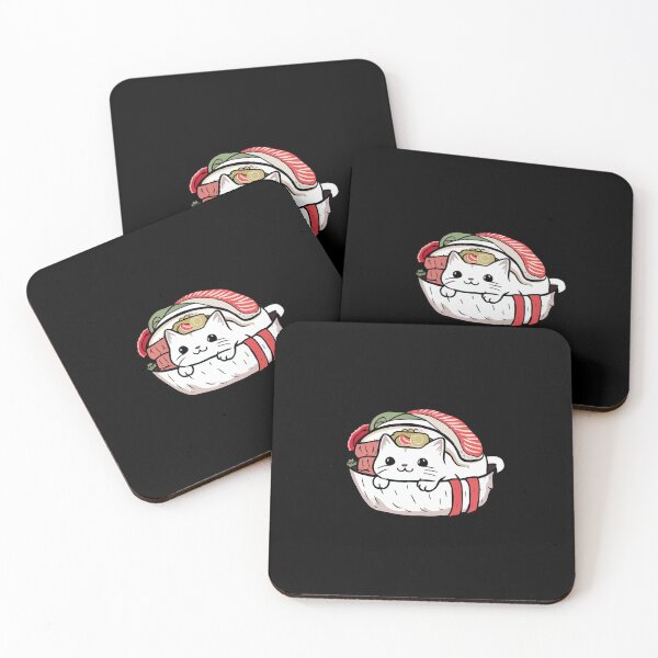Item preview, Cute Sushi Cat Kawaii designed and sold by canvadreamer444.
