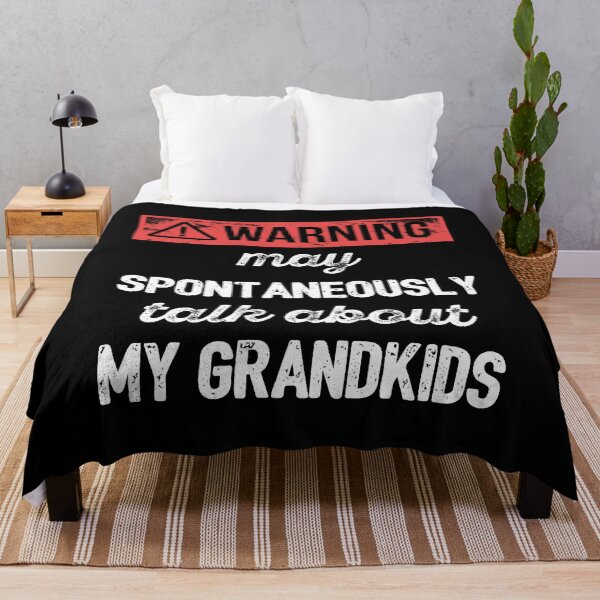 Item preview, Warning: May Spontaneously Talk About My Grandkids I designed and sold by Lemon Pepper.