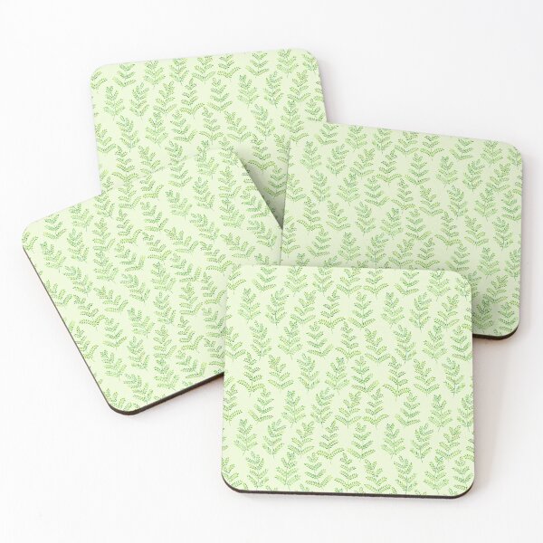 Item preview, Soft Green Feather Ferns – watercolor whimsical ferns designed and sold by Rebecca Hunter.
