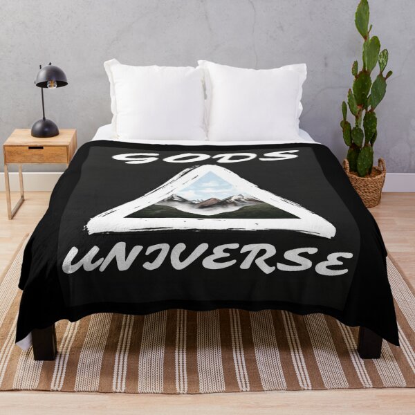 Item preview, Gods universe in triangle and mountains christian happy cute romantic gifts  designed and sold by thankful-loco.