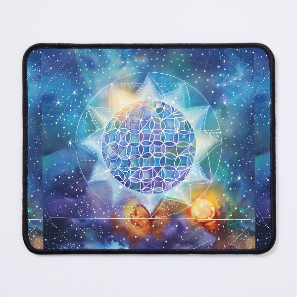 Item preview, Sacred Geometry Abstract Art designed and sold by Obsidian Ink by Wilshire.
