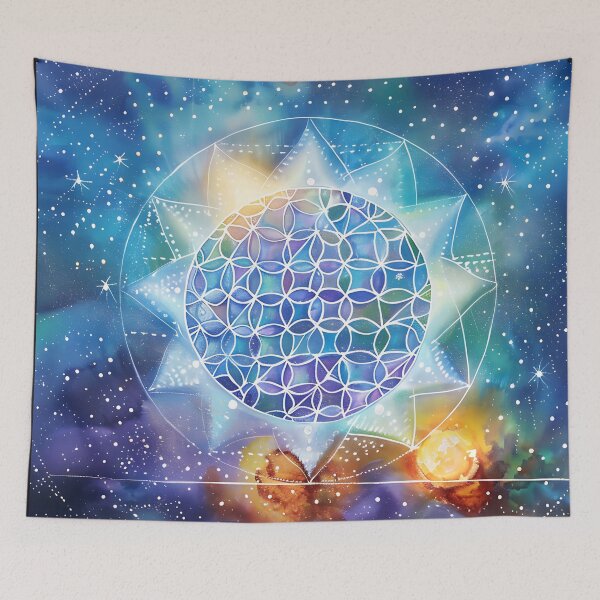 Item preview, Sacred Geometry Abstract Art designed and sold by Obsidian Ink by Wilshire.