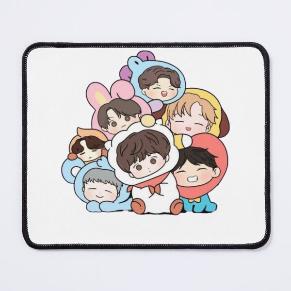 Item preview, bts ot7 cute chibi design designed and sold by popkix.