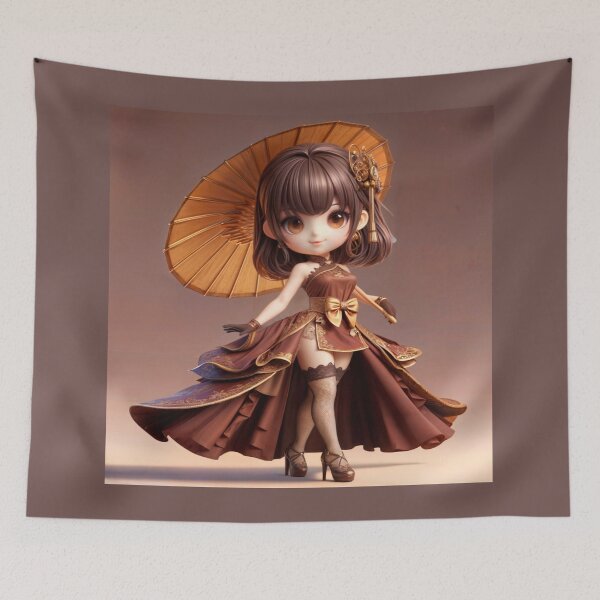 Item preview, Tsuchi, the Brown Guardian of the Chibi Order of Silk designed and sold by CHIBI_POPZ.
