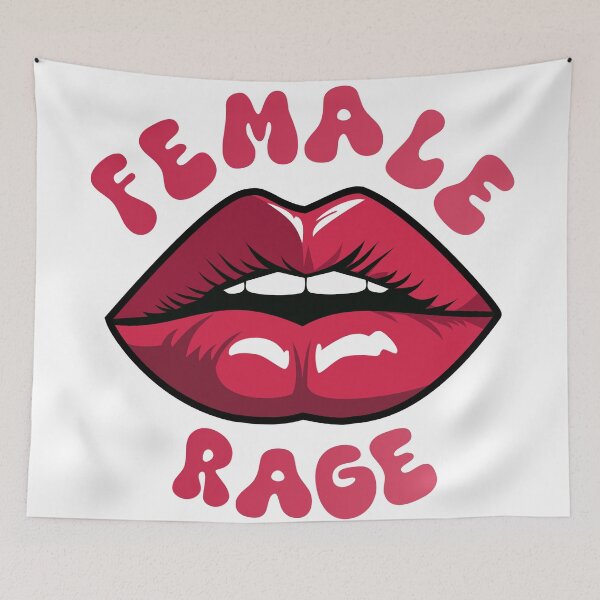 Item preview, Female rage design designed and sold by SpectralBomb.