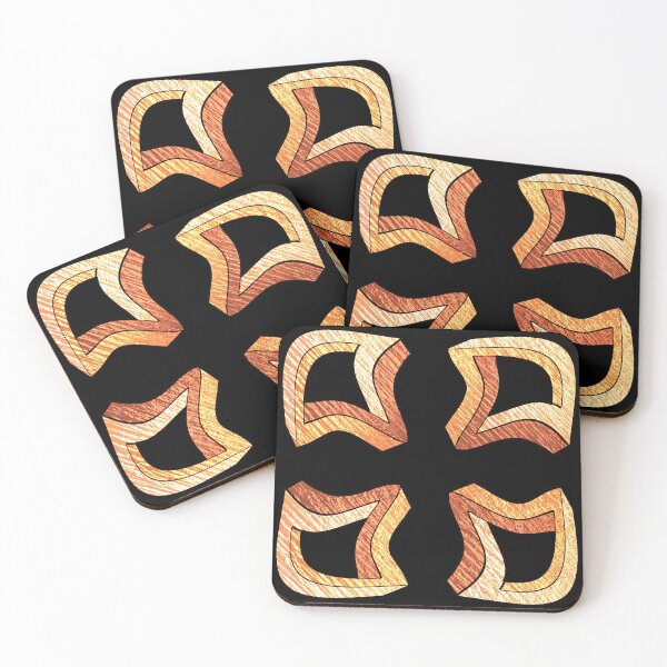 Item preview, Penrose Triangles  - optical illusion designed and sold by RedLeafPine.