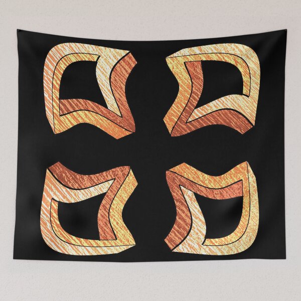 Item preview, Penrose Triangles  - optical illusion designed and sold by RedLeafPine.