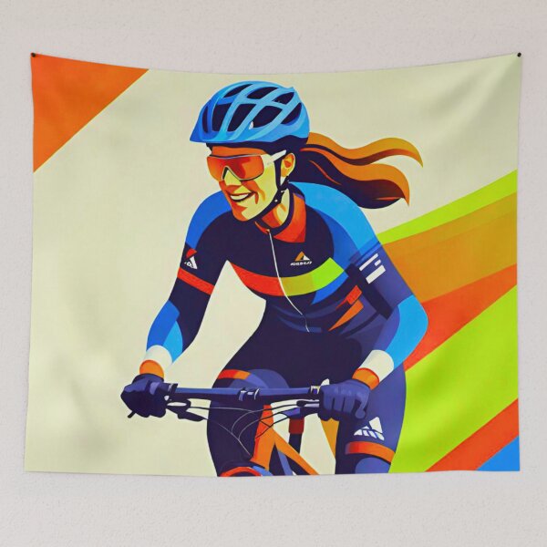 Item preview, Trailblazing Woman: MTB Shredder designed and sold by GrizzlyCollective.
