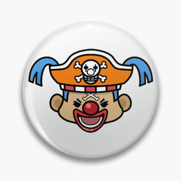 Item preview, Buggy the Star Clown chibi One Piece Head designed and sold by Artyssytb.