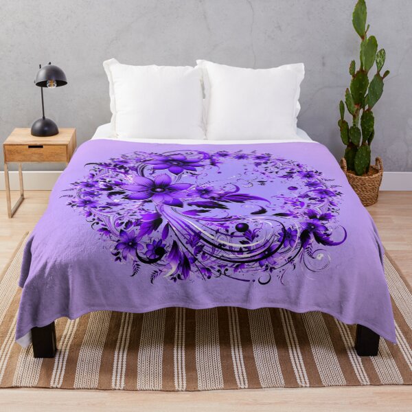 Item preview, PURPLE FLORAL KALEIDOSCOPE designed and sold by WendyMaree.