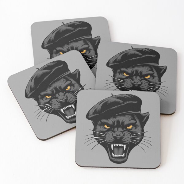 Item preview, black panther head with beret hat on designed and sold by 123ks.