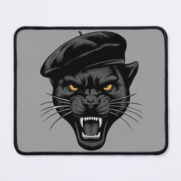 Item preview, black panther head with beret hat on designed and sold by 123ks.