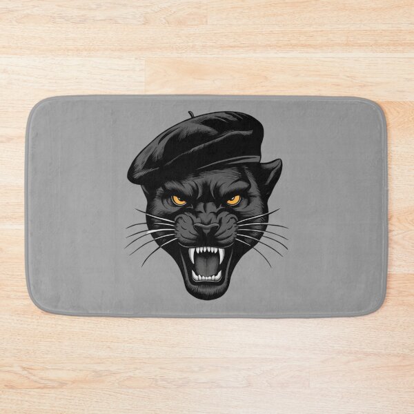 Item preview, black panther head with beret hat on designed and sold by 123ks.