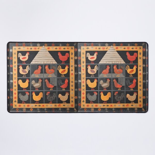 Item preview, Chicken coop tile design designed and sold by Folksy Living.