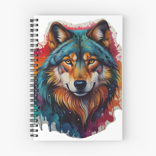 Item preview, Colorful wolf designed and sold by TtanNew.