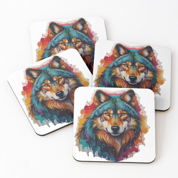 Item preview, Colorful wolf  designed and sold by TtanNew.
