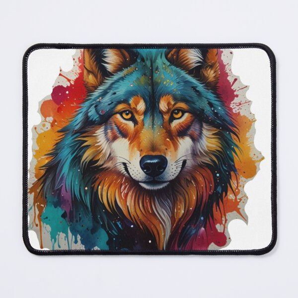 Item preview, Colorful wolf  designed and sold by TtanNew.