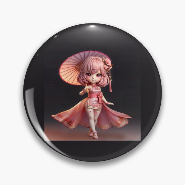 Item preview, Sakura, the Pink Guardian of the Chibi Order of Silk designed and sold by CHIBI_POPZ.