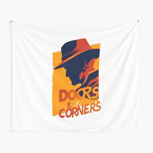 Item preview, Doors and Corners - Orange Backdrop - Scifi designed and sold by Fenay Designs.