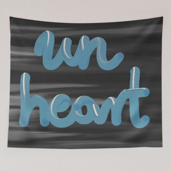 Item preview, UNHEARTword art print designed and sold by nataliavandalia.