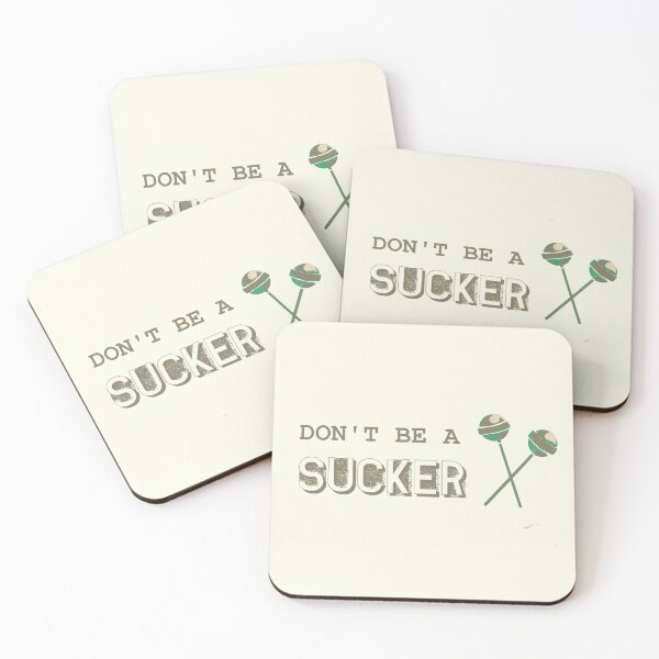 Item preview, "Don't Be a Sucker" Stenciled Penny Candy designed and sold by LochNestFarm.