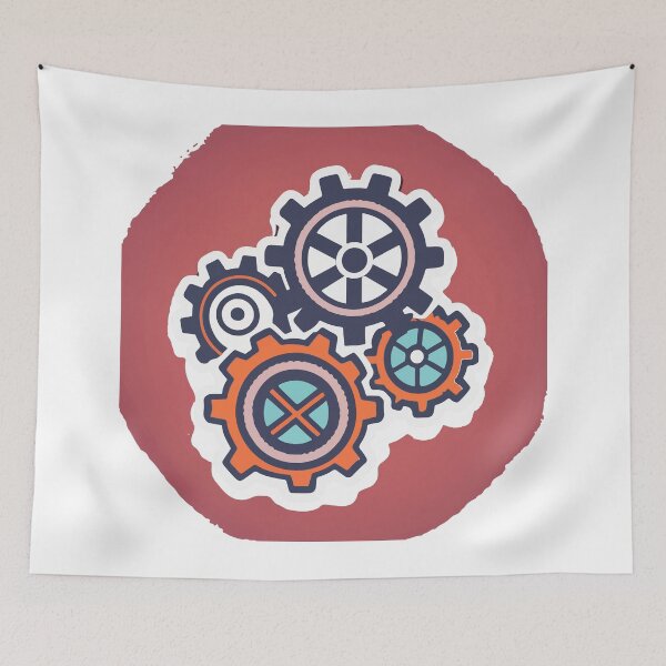 Item preview, Mechanical Gears and Cogs Pattern designed and sold by NiftyWrx.