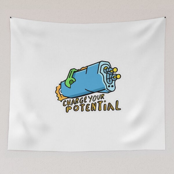 Item preview, Charge Your Potential - Futuristic Capacitor Design designed and sold by NiftyWrx.