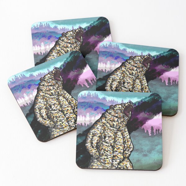 Item preview, Triangle Grizzly Bear designed and sold by EpicWhizz.