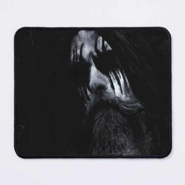 Item preview, Black Metal Icon Corpse Paint Graphite Drawing designed and sold by Star Aza.