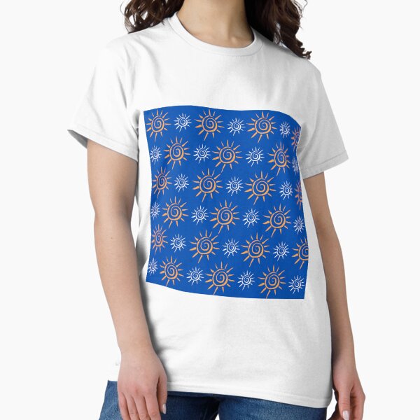 Soles amarillos y blancos Camiseta clásica