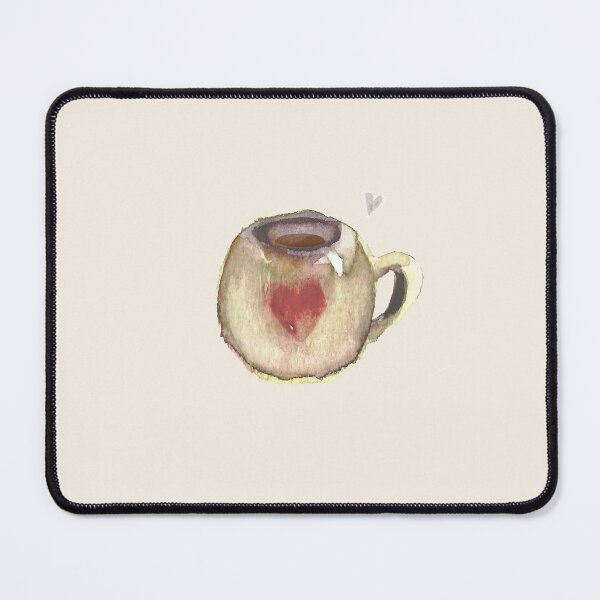Artikelvorschau, Niedliche Aquarell-Liebeskaffee-Keramiktasse entworfen und verkauft von HandmadeMood.